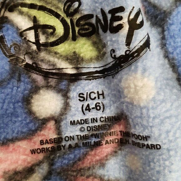 Disney Eyeore 1 Pc Footed Pajamas - Picture 11 of 12